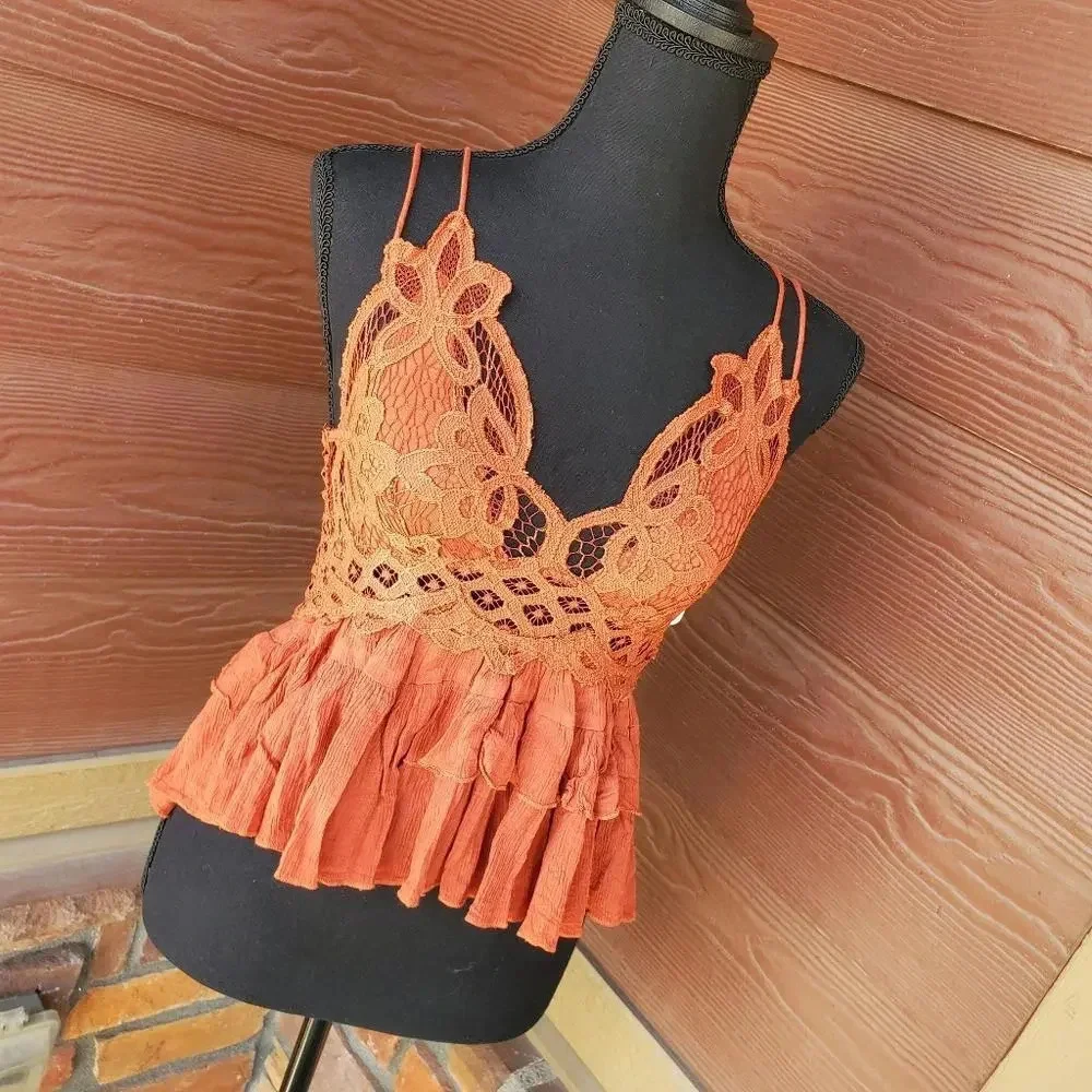 NWT Free People Adella Winding Road Cami Tank Top Size XS